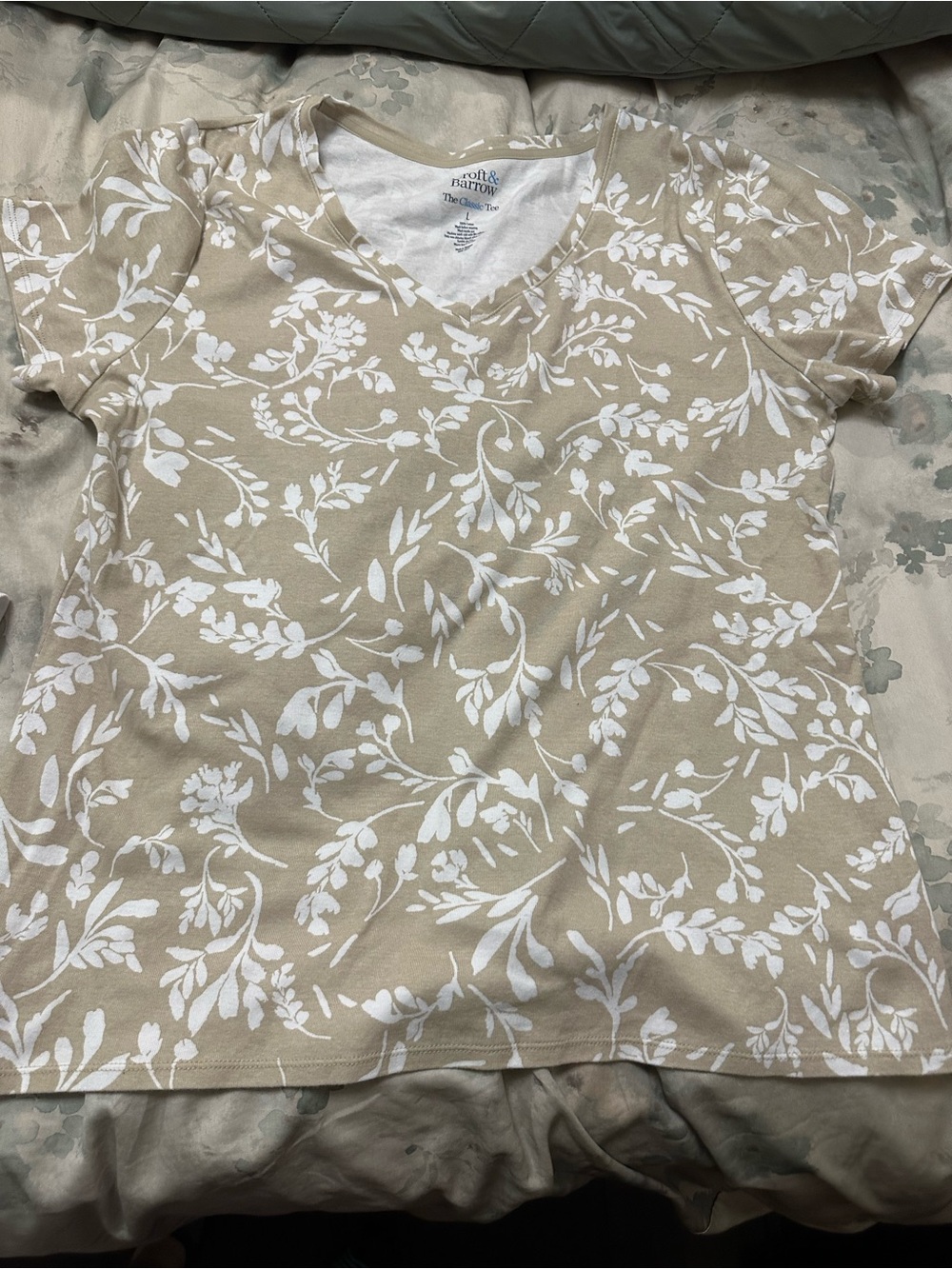 3 Croft and barrow women’s tees 2 short sleeve 1 long sleeve - Picture 3 of 4